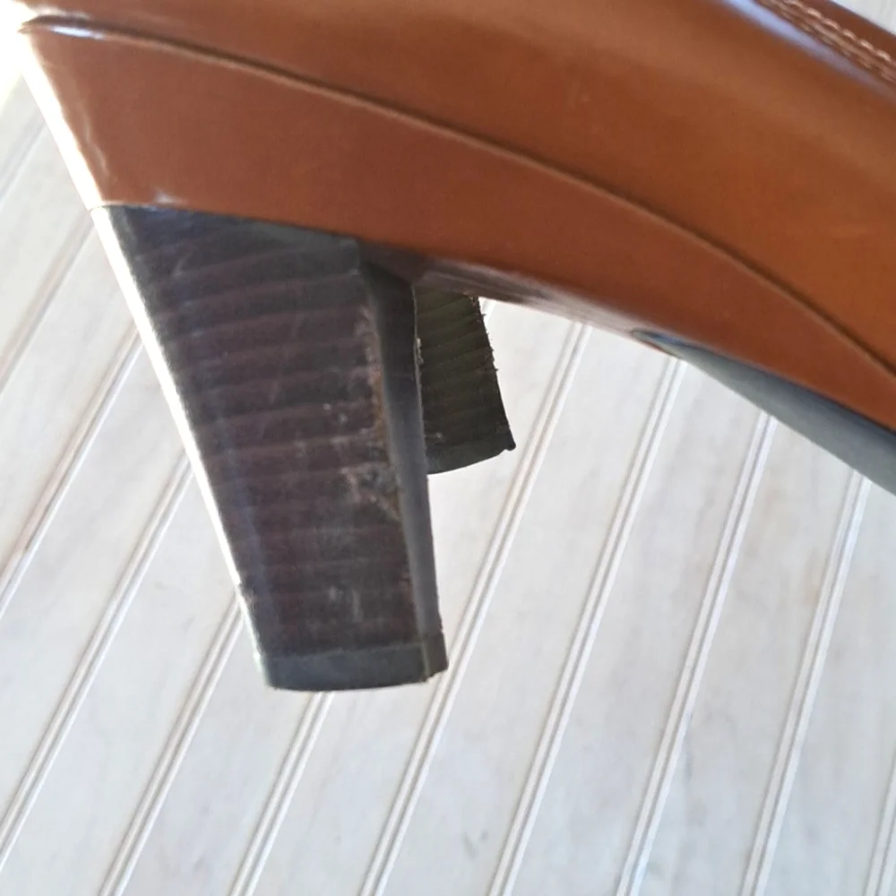 Via Spiga Brown Leather Heels - Picture 6 of 13